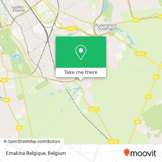 Emakina Belgique plan