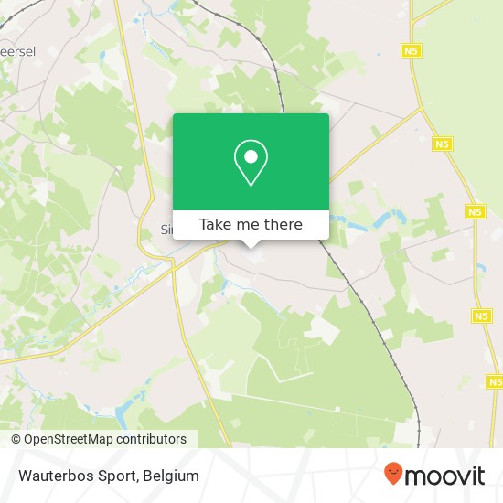 Wauterbos Sport map