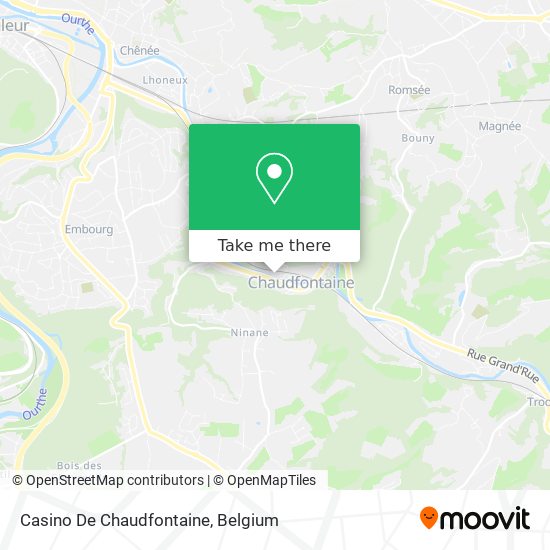 Casino De Chaudfontaine map