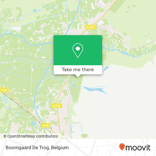 Boomgaard De Trog map