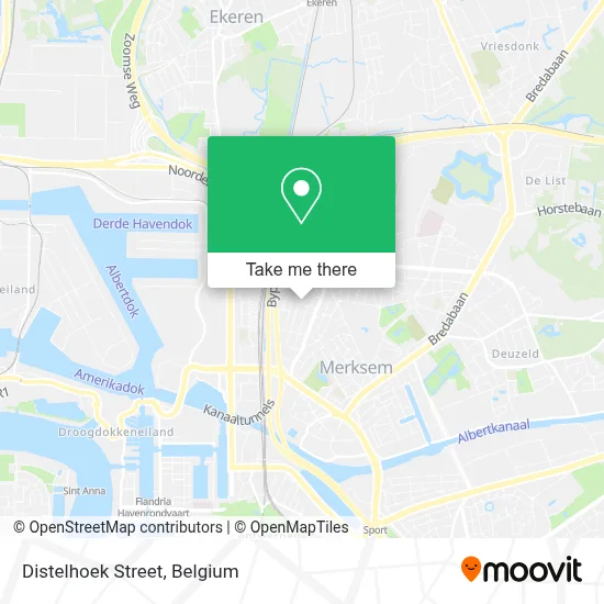 Distelhoek Street map