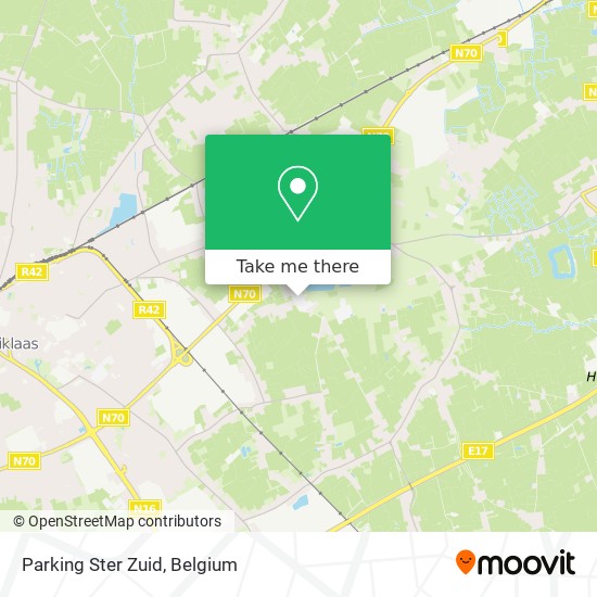 Parking Ster Zuid plan