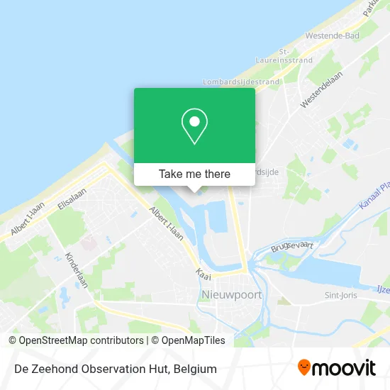 De Zeehond Observation Hut map