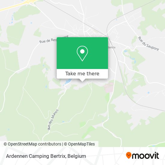 Ardennen Camping Bertrix map