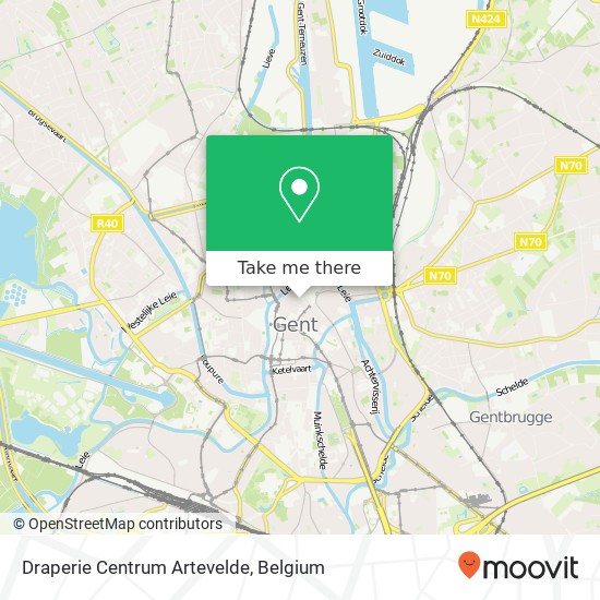 Draperie Centrum Artevelde map
