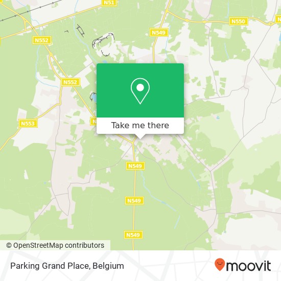 Parking Grand Place map