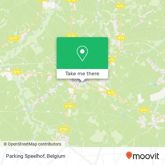 Parking Speelhof map