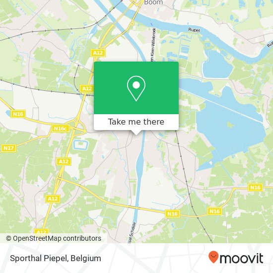 Sporthal Piepel map