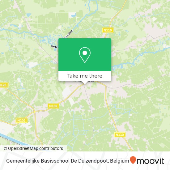 Gemeentelijke Basisschool De Duizendpoot map