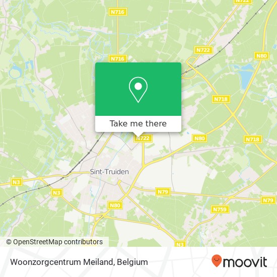 Woonzorgcentrum Meiland map