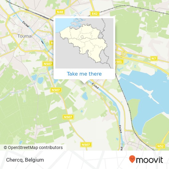 Chercq map