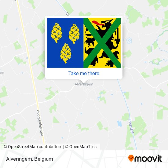 Alveringem map