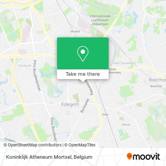 Koninklijk Atheneum Mortsel map