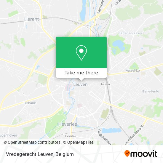 Vredegerecht Leuven map