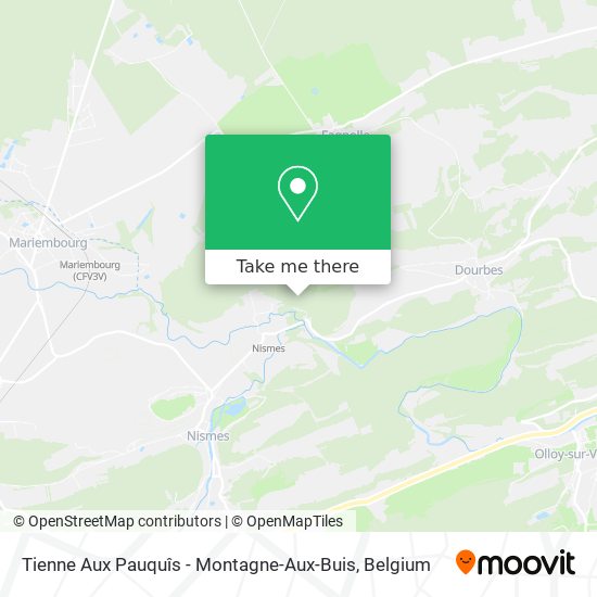 Tienne Aux Pauquîs - Montagne-Aux-Buis map