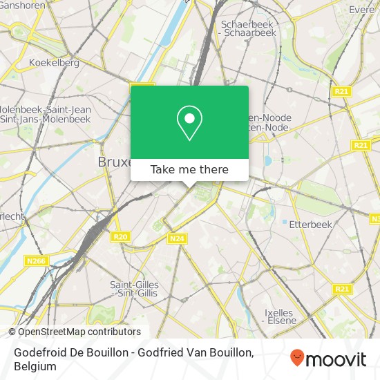 Godefroid De Bouillon - Godfried Van Bouillon map