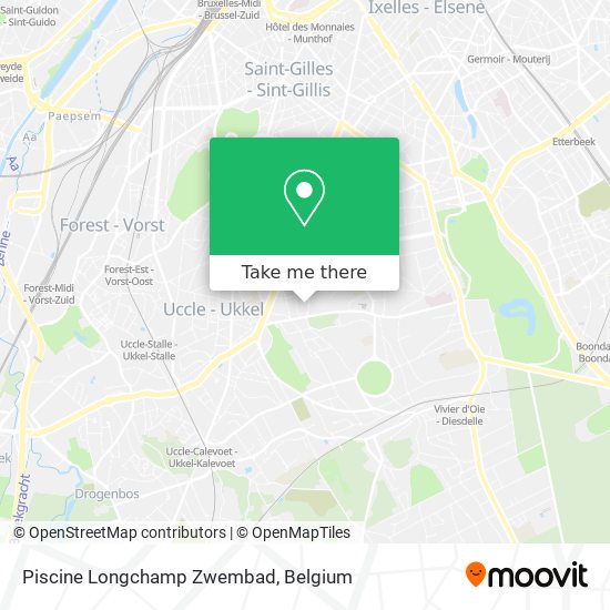 Piscine Longchamp Zwembad plan