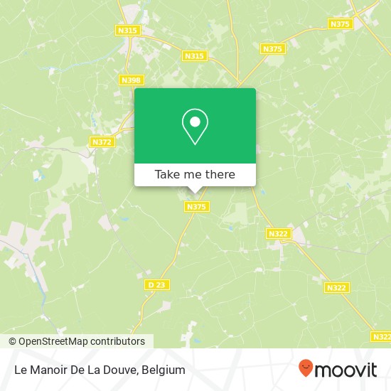 Le Manoir De La Douve map