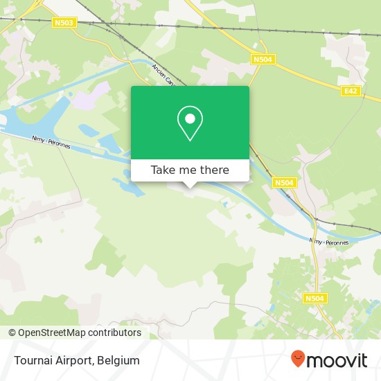 Tournai Airport plan