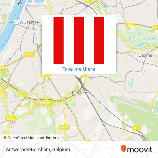 Antwerpen-Berchem plan