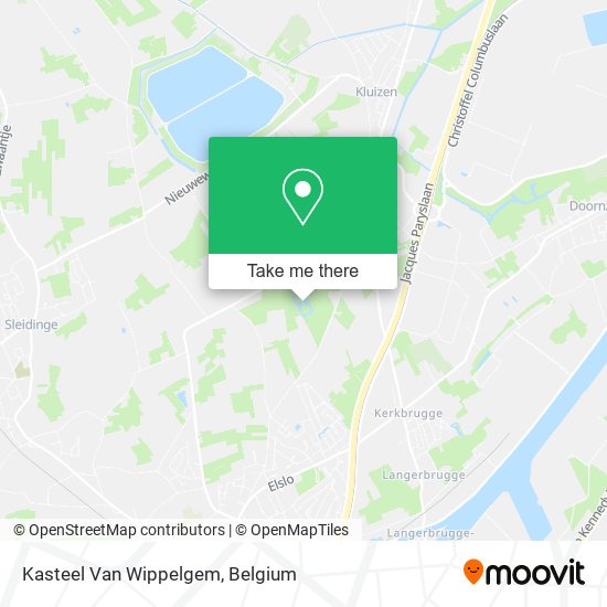 Kasteel Van Wippelgem map