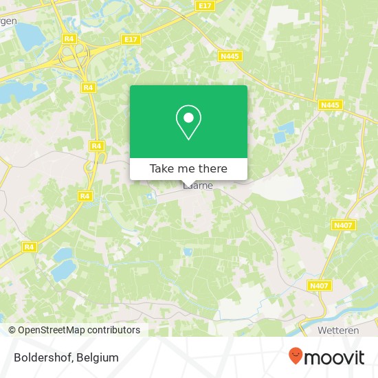 Boldershof map