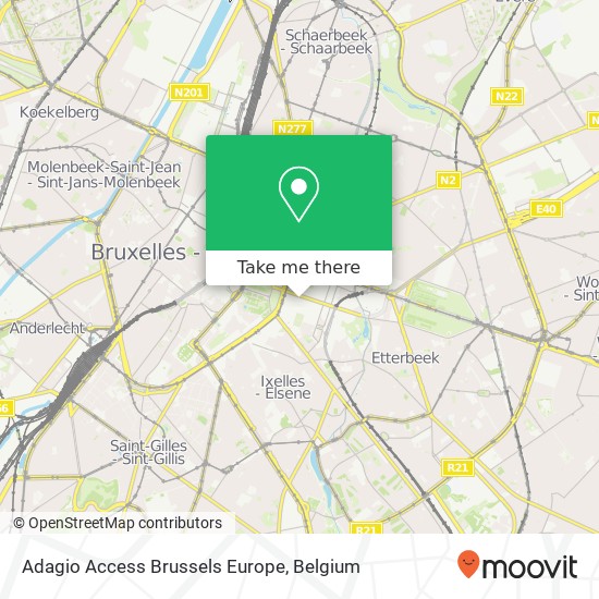 Adagio Access Brussels Europe plan