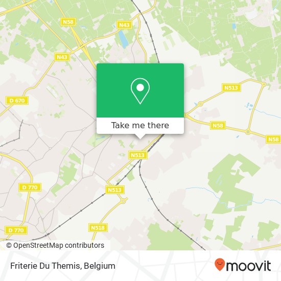 Friterie Du Themis map