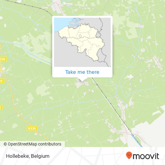 Hollebeke map