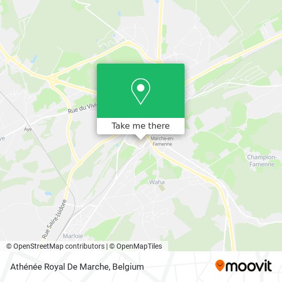 Athénée Royal De Marche plan