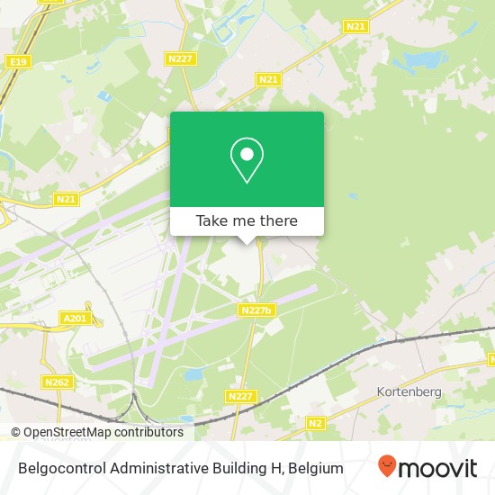 Belgocontrol Administrative Building H map