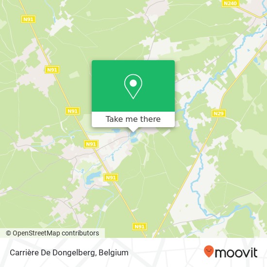 Carrière De Dongelberg map