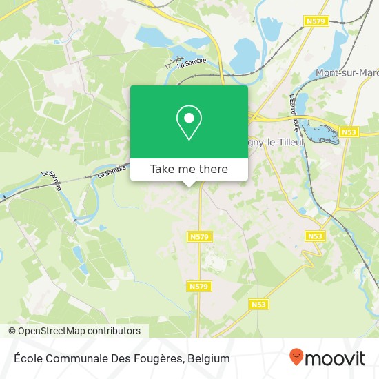 École Communale Des Fougères map