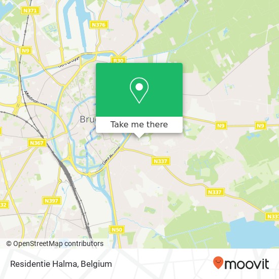 Residentie Halma map