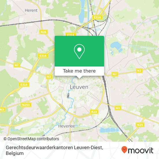 Gerechtsdeurwaarderkantoren Leuven-Diest map