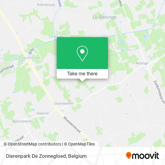 Dierenpark De Zonnegloed map