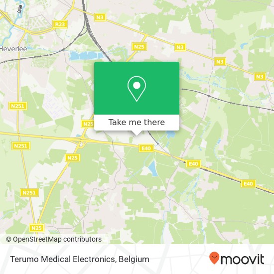 Terumo Medical Electronics map