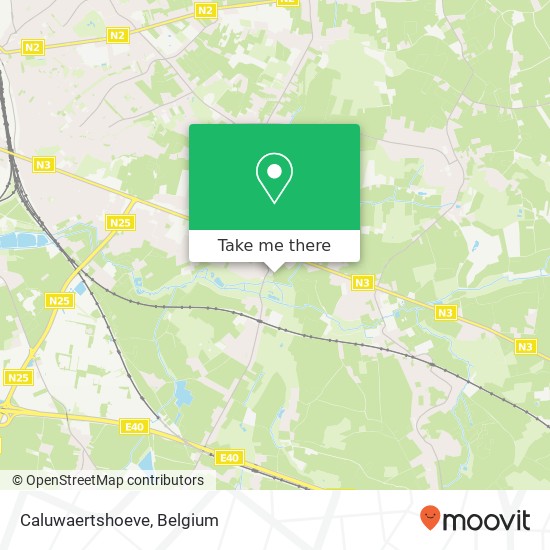 Caluwaertshoeve map