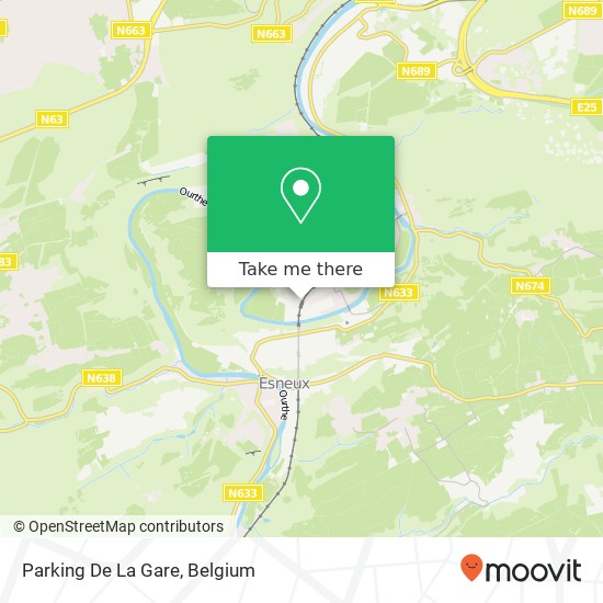 Parking De La Gare map