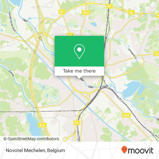 Novotel Mechelen plan