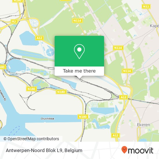 Antwerpen-Noord Blok L9 map