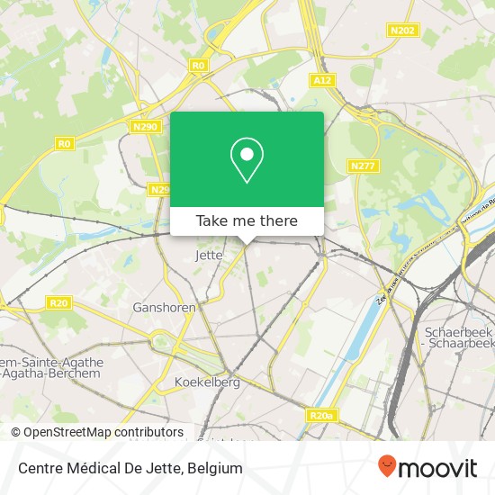 Centre Médical De Jette map