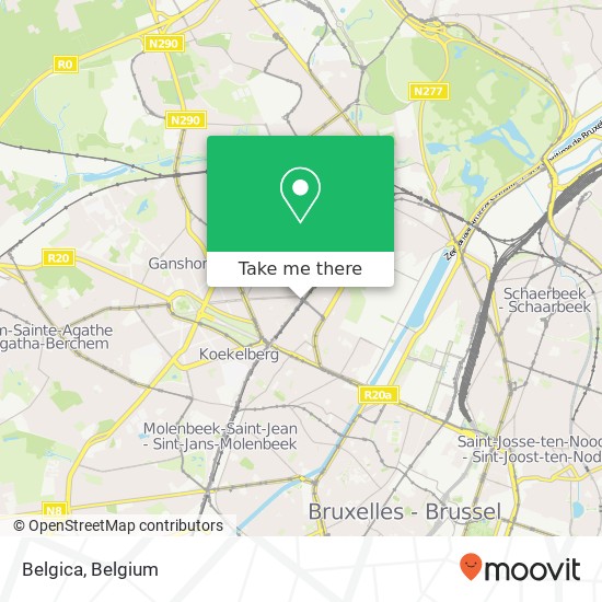 Belgica map