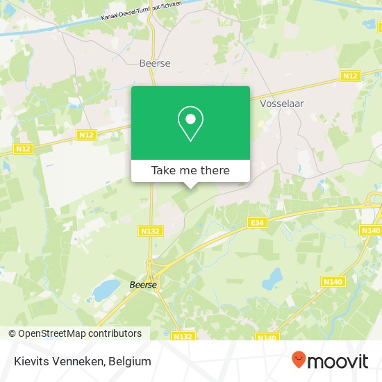 Kievits Venneken map