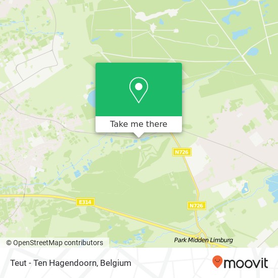 Teut - Ten Hagendoorn map