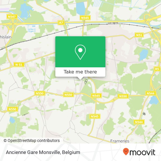 Ancienne Gare Monsville map