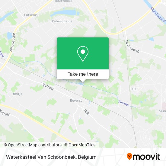 Waterkasteel Van Schoonbeek map