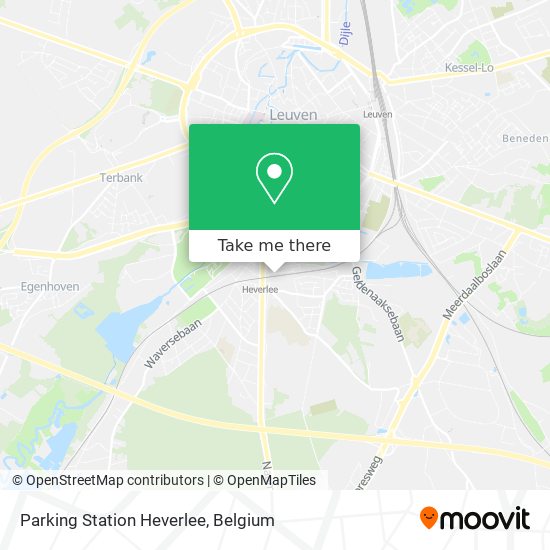 Parking Station Heverlee map