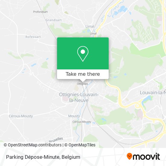 Parking Dépose-Minute plan