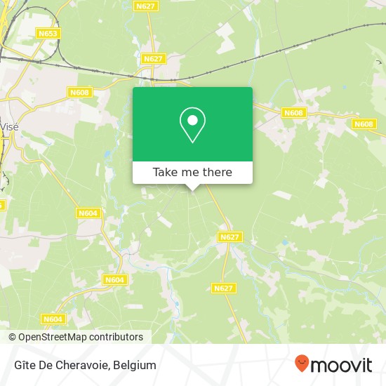 Gîte De Cheravoie map